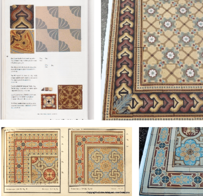 Antique catalogues and publications aid tile dating