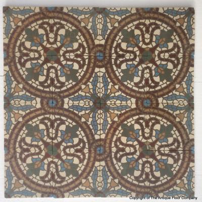 60 faux mosaic themed ceramic tiles