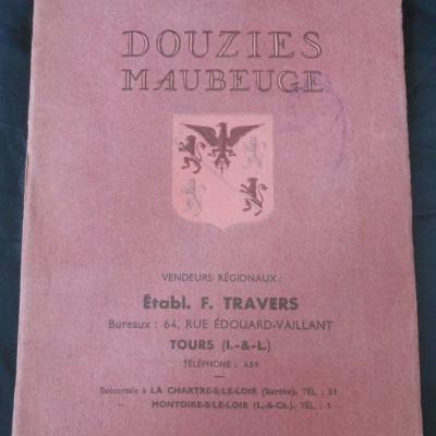 A c.12m2 double border Douzies Maubeuge floor c.1920-1930