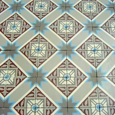c.13m2+ Winckelmans ceramic floor with same size borders