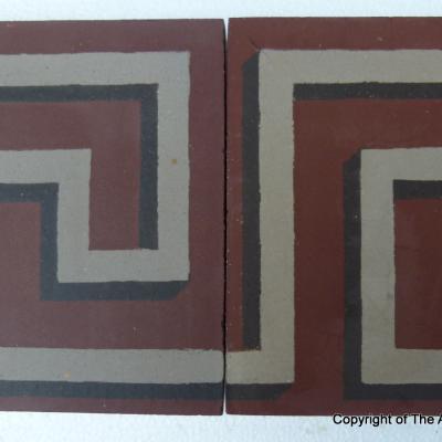 Boch Freres border tiles c.1908