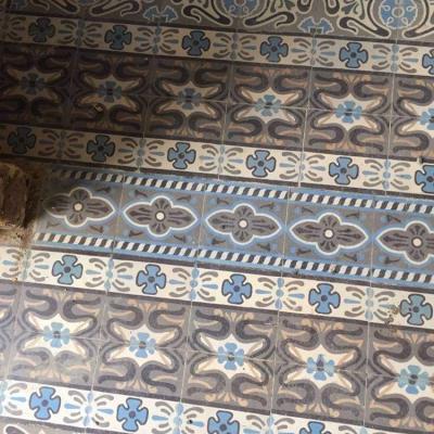 2.7m2 to 4.7m2 of Belgian Art Nouveau ceramic tiles