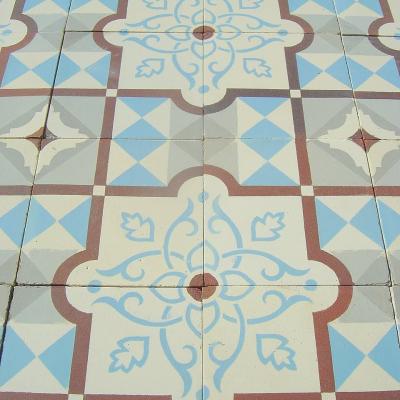 Antique ceramic kitchen floor c.1892-1910