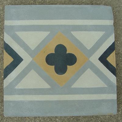 Antique carreaux de ciments tiles - classical French design c.1900