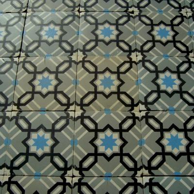 Classical Octave Colozier Ste. Juste de Marais ceramic floor 1913