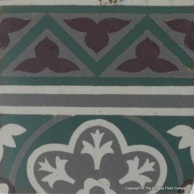 Small, 6.5m2+, Maufroid Freres et Soeur floor with a rich patina - 1879-1912
