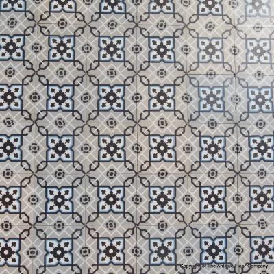 22m2+ antique ceramic Belgian floor with twin borders