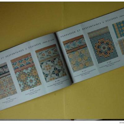 20 Antique French Perrusson tiles - early 20th century