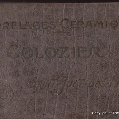 50 Octave Colozier border tiles c.1913